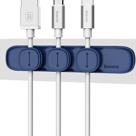 

◊ PEAS CABLE CLIP HOLDER MAGNETIC USB ORGANIZER KABEL CHARGER - Hitam ➴