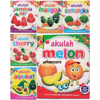 Jual Cerita Anak Bergambar Seri Buah 3 Bahasa - Cerita Pendidikan 