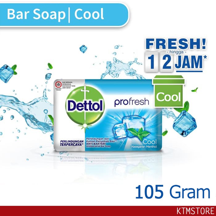 Dettol Sabun Profresh Cool 105 Gr