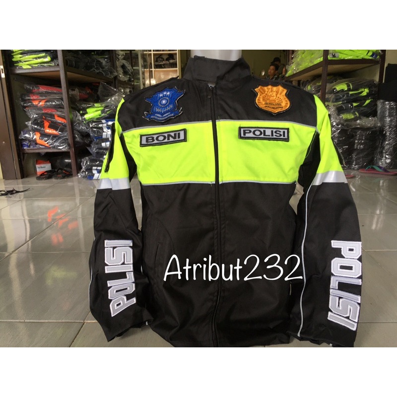 Terbaru Jaket Patwal Touring bikers Polantas Polri Full Logo