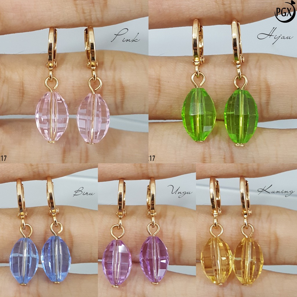 PGX Anting Jepit Xuping Lapis Emas Aksesoris Perhiasan Premium - P217