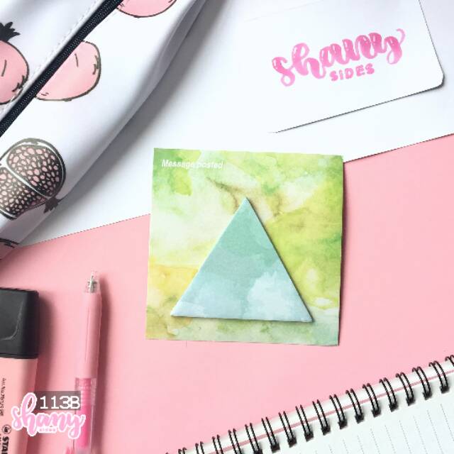 

Triangle Acrylic Sticky Notes