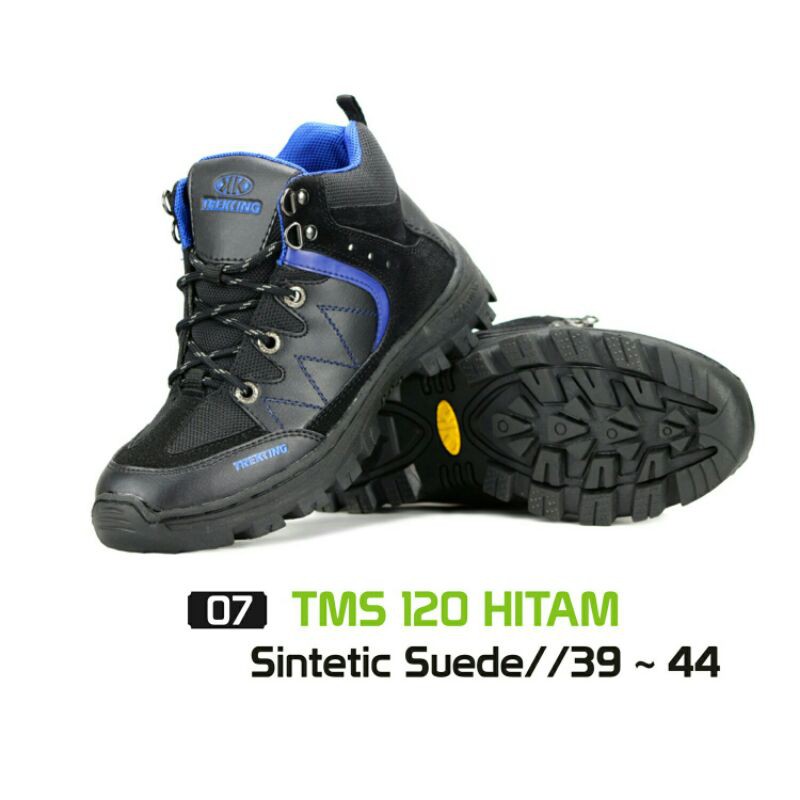 Sepatu Gunung Pria /Sepatu Boots Pria /Sepatu Camping Pria - TMS 120 hitam