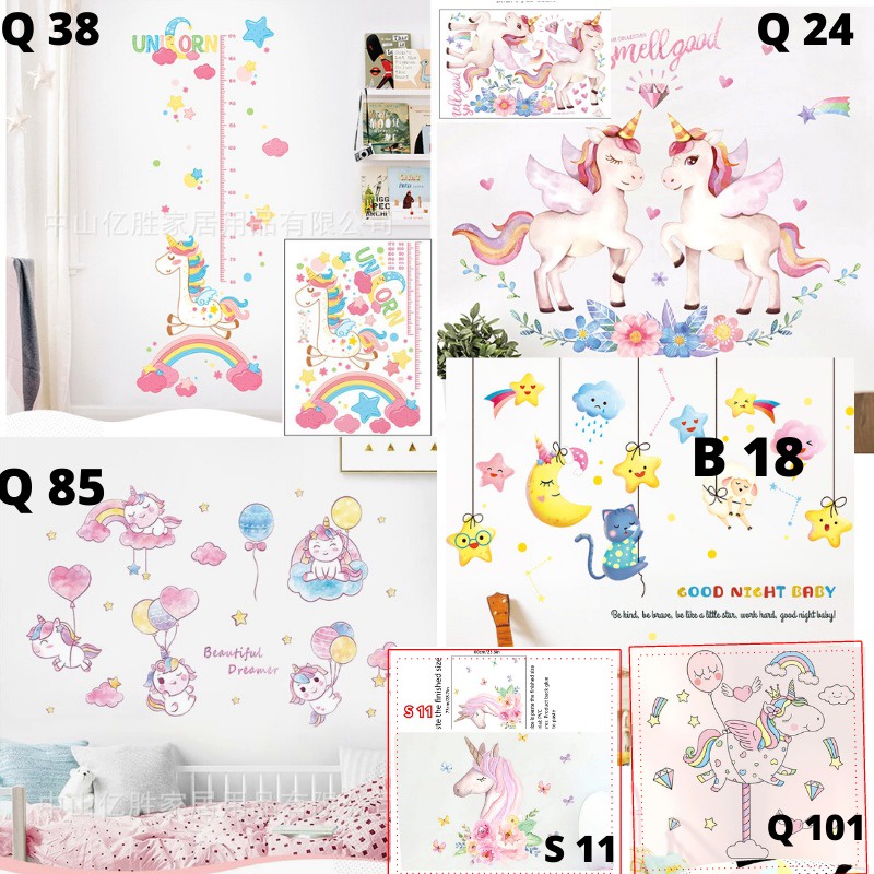 P1 WALLSTICKER WALL SETIKER STIKER STICKER DINDING MY LITTLE LITLE KUDA PONY PONI UNICORN TEMPELAN WALLPAPER WELPAPER WALPAPER HIASAN DEKORASI DECOR RUMAH RUANG KAMAR TIDUR ANAK ANAK COWOK CEWEK COWO CEWE PREMPUAN HIASAN TEMBOK ANIMAL KERETA LUCU KEKINIAN