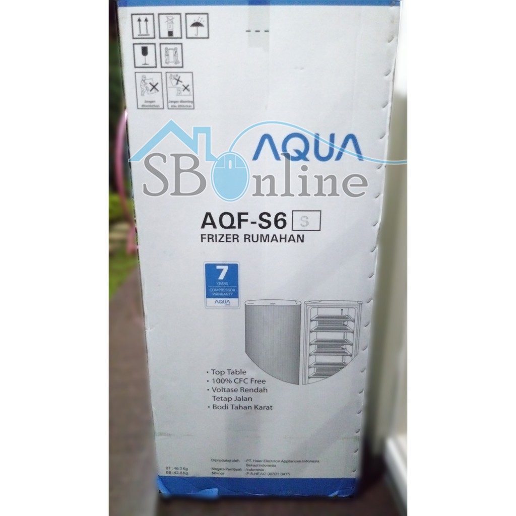 AQUA UPRIGHT FREEZER AQF-S6 (S)