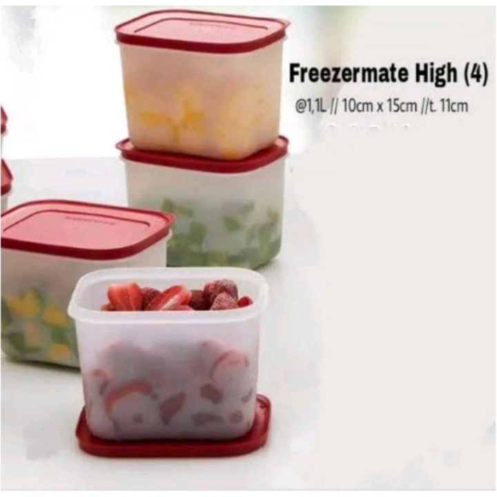 FREEZERMATE HIGHT 1,1 L / FREEZERMATE 650 ML PROMO TEMPAT PENYIMPANAN MAKANAN TUPPERWARE
