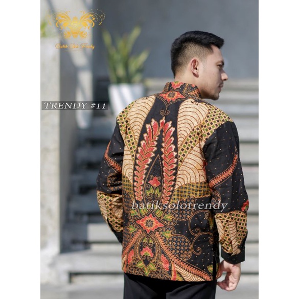 MOTIF 250 KEMEJA BATIK / BAJU BATIK LENGAN PANJANG KAIN HALUS MURAH LAPIS FURING