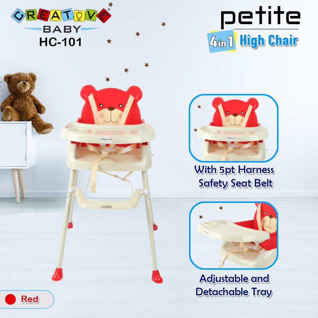 High Chair Creative Baby HC101 / Baby Does Mame 3in1 / Baby Does Mezza / Pliko Velo CX