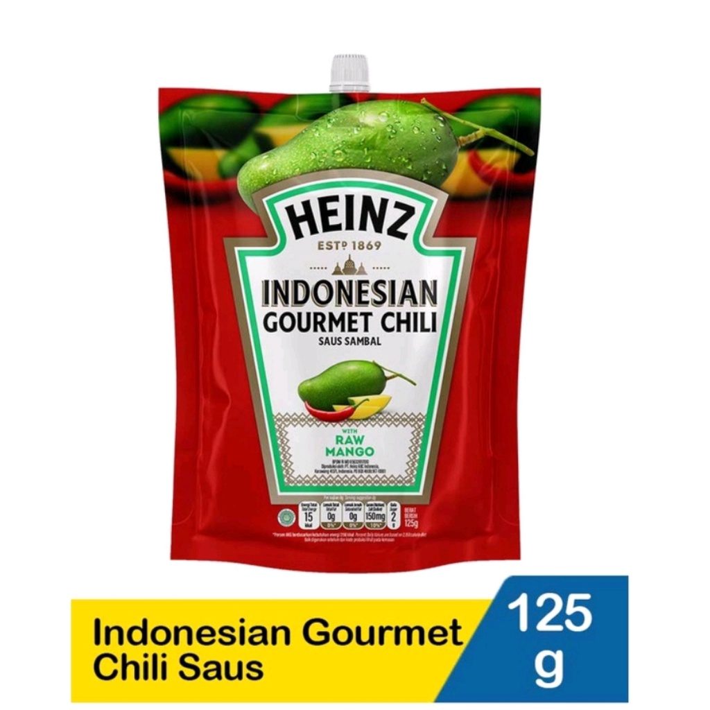 Heinz Indonesian Gourmet Chili 125g - exp 2024