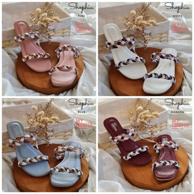 TERBARUU Sandal wanita Shophia dari My Qeena by Kirana Stuff awet dan kuat