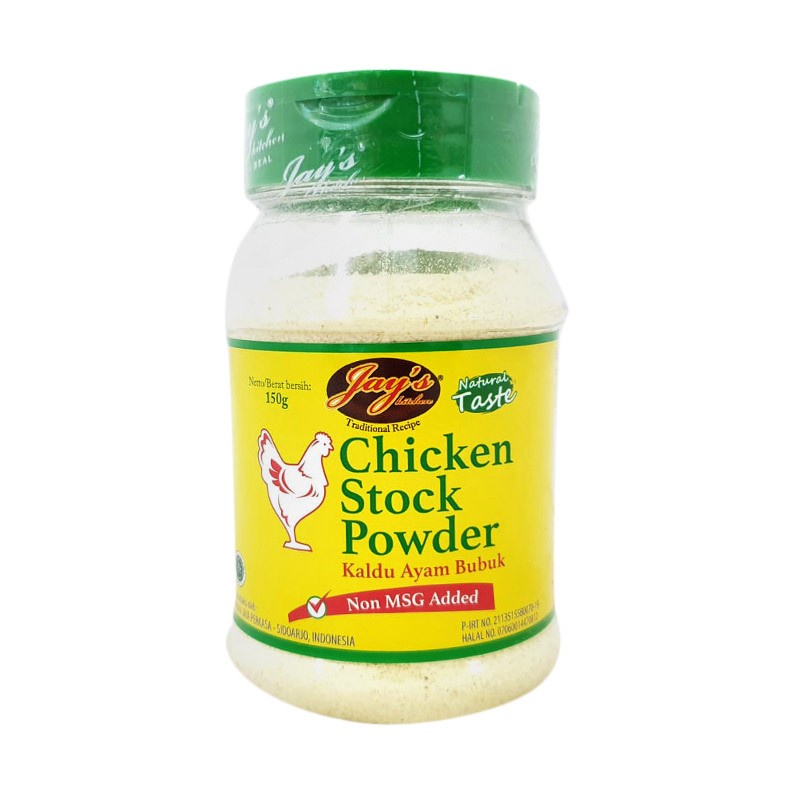

JAYS CHICKEN STOCK POWDER 150 GR / KALDU AYAM BUBUK / KALDU NON MSG MPASI