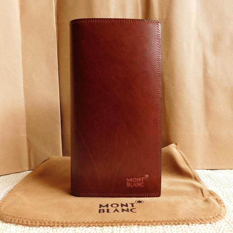 DOMPET KULIT PRIA PANJANG IMPORT - MONTBLANC 102-2621# BROWN