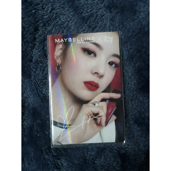 PHOTOCARD LIA MAYBELLINE × ITZY