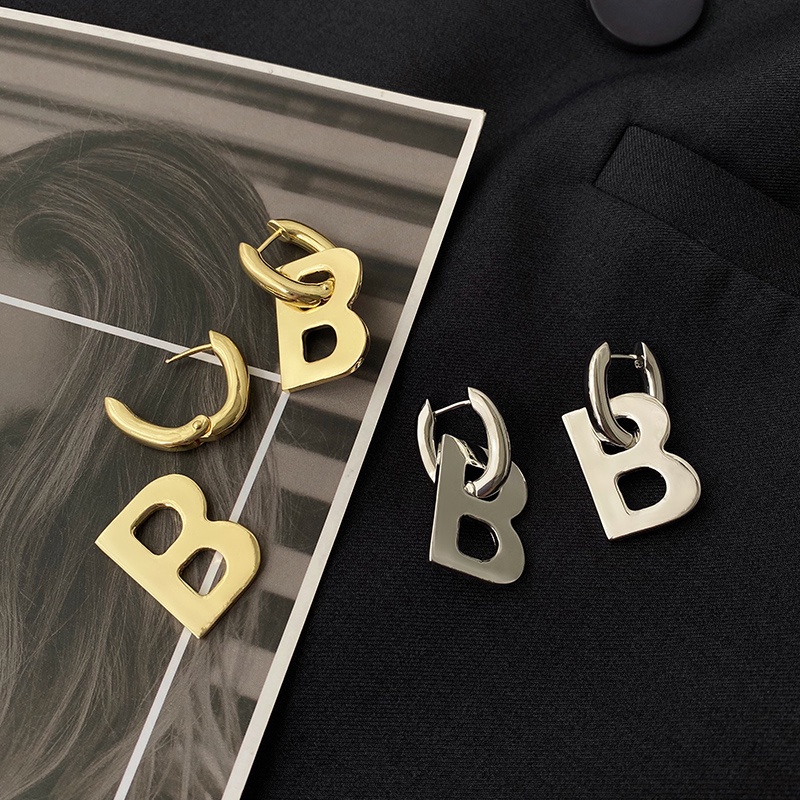 Letter B Earrings Accessories Exquisite Temperament Trendy