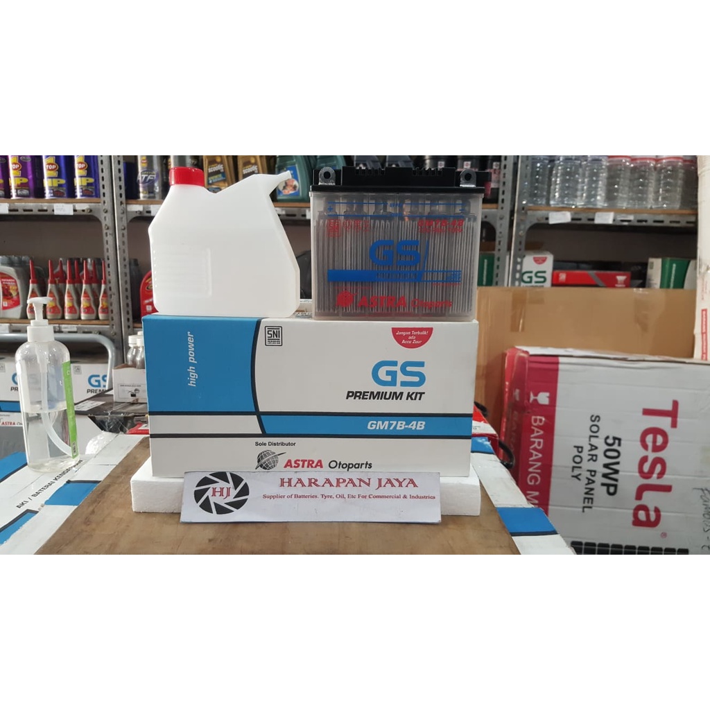 AKI MOTOR GS ASTRA GM7B-4B (7AH) PREMIUM (BASAH)