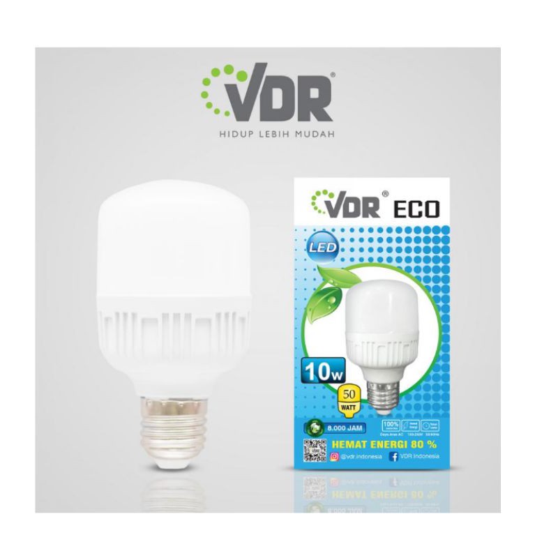 Lampu LED VDR  10 Watt / Bohlam LED VDR / LAMPU LED VDR ECO BRIGHT 10 Watt / Lampu Led Murah