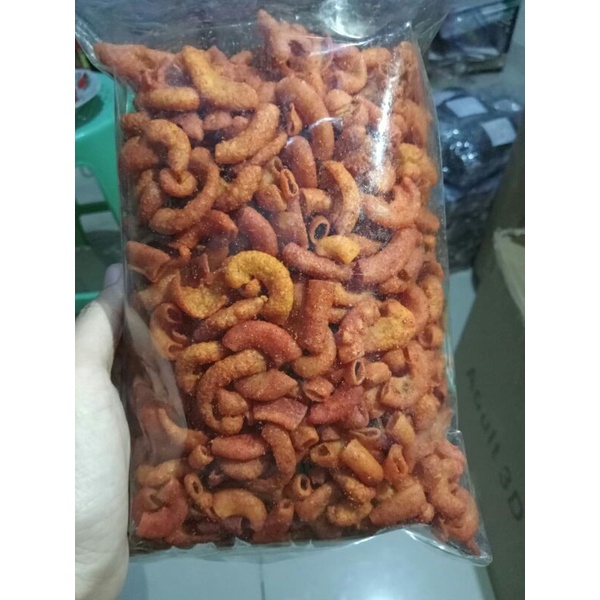 

snack cemilan makaroni gurih pedas ready endul