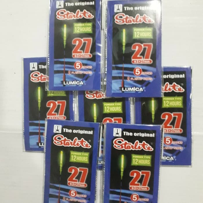 starlet starlight pancing glowing stick pancing fosfor isi 5pcs