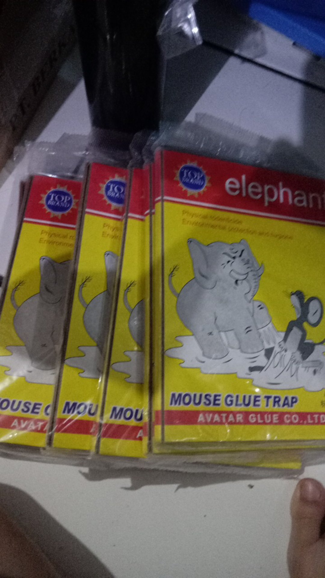 Lem Tikus Jebakan Trap Papan Buku Impor Perangkap Cap Gajah Glue Board Mouse Rat Jumbo Besar Import
