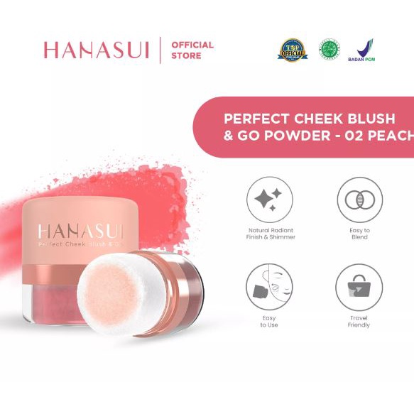 HANASUI Perfect Cheek BLUSH &amp; GO