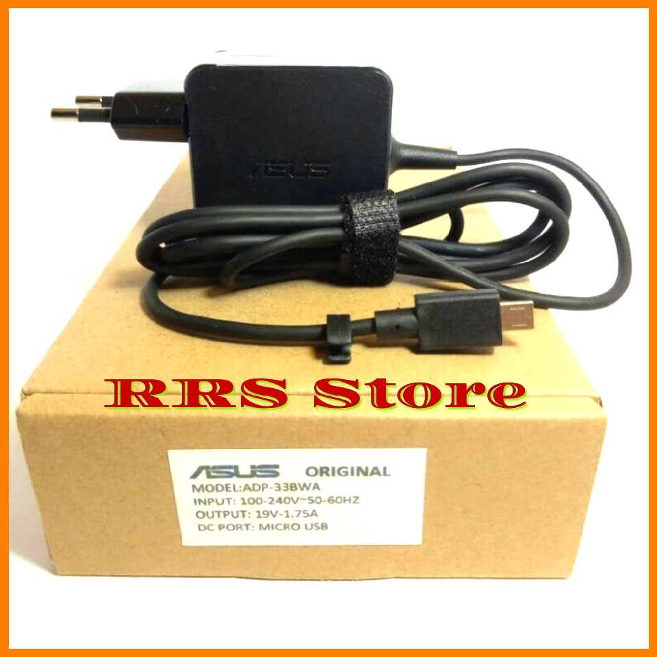 Adaptor Charger Original Asus Micro USB Asus EeeBook X205 X205ta E202s 19V 1.75A 33W