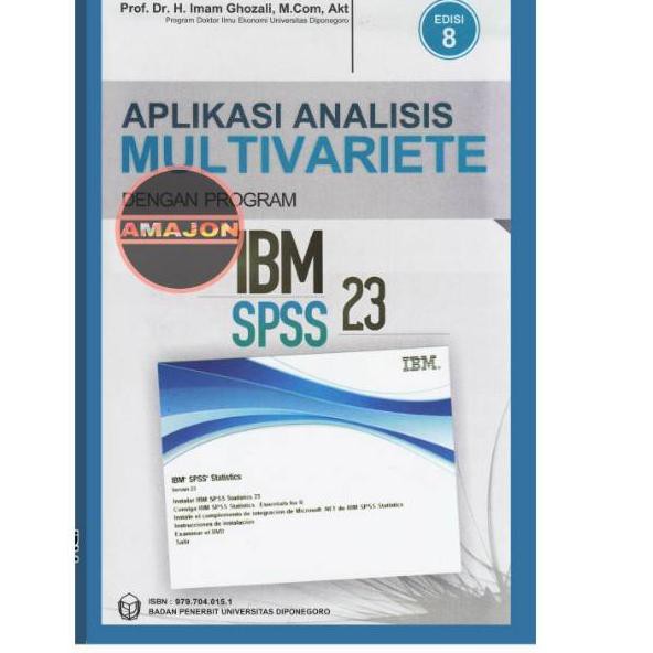 ם Aplikasi Analisis Multivariate Dengan Program Ibm Spss 23 Edisi 8 By Imam Ghozali Be7 Shopee Indonesia