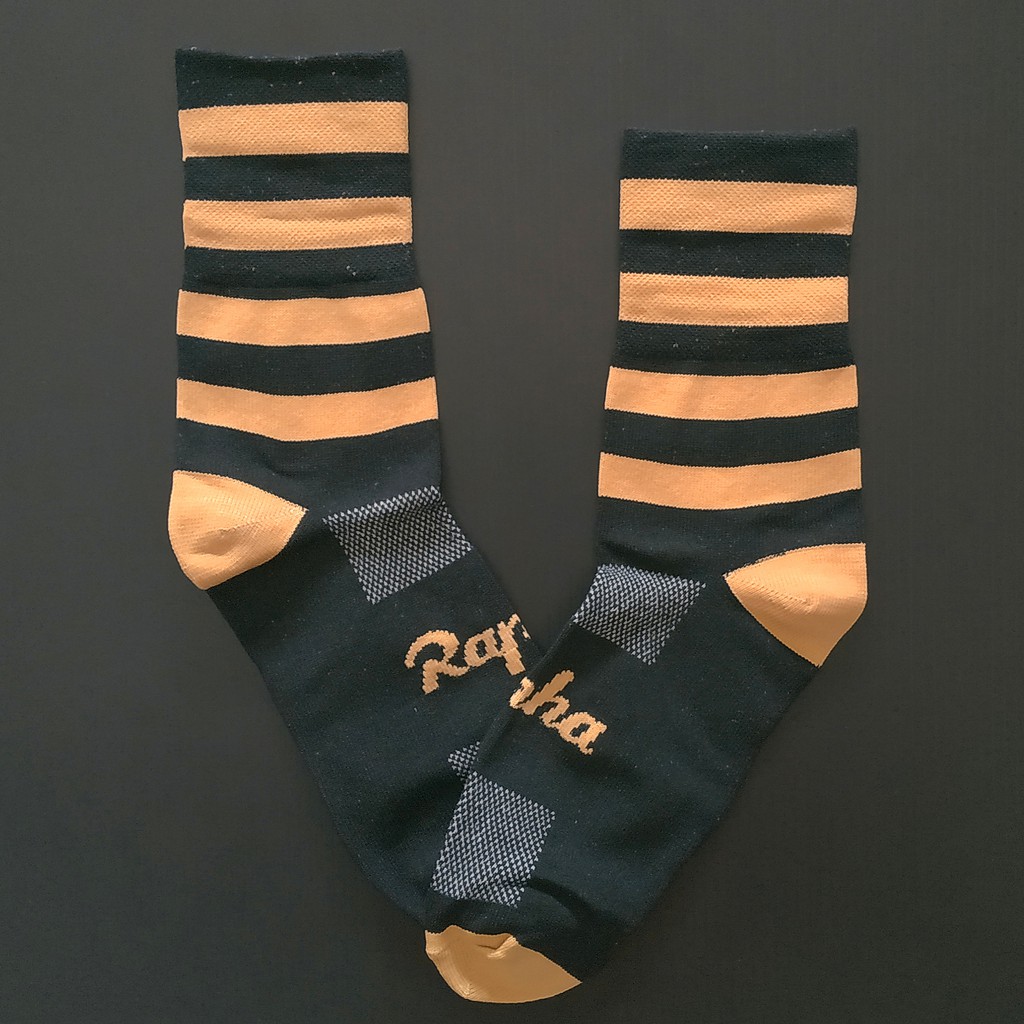  Kaos  Kaki  Casual Sporty Rapha  Black Gold Shopee Indonesia