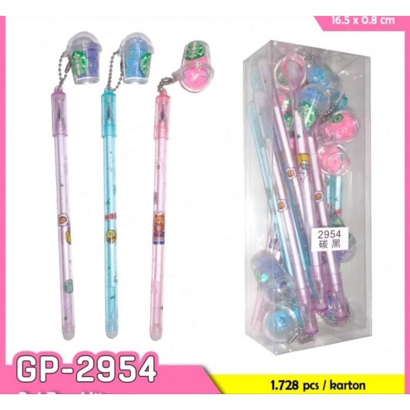 

Pulpen Gel Fancy Dengan Gantungan Cup Starbucks Satuan