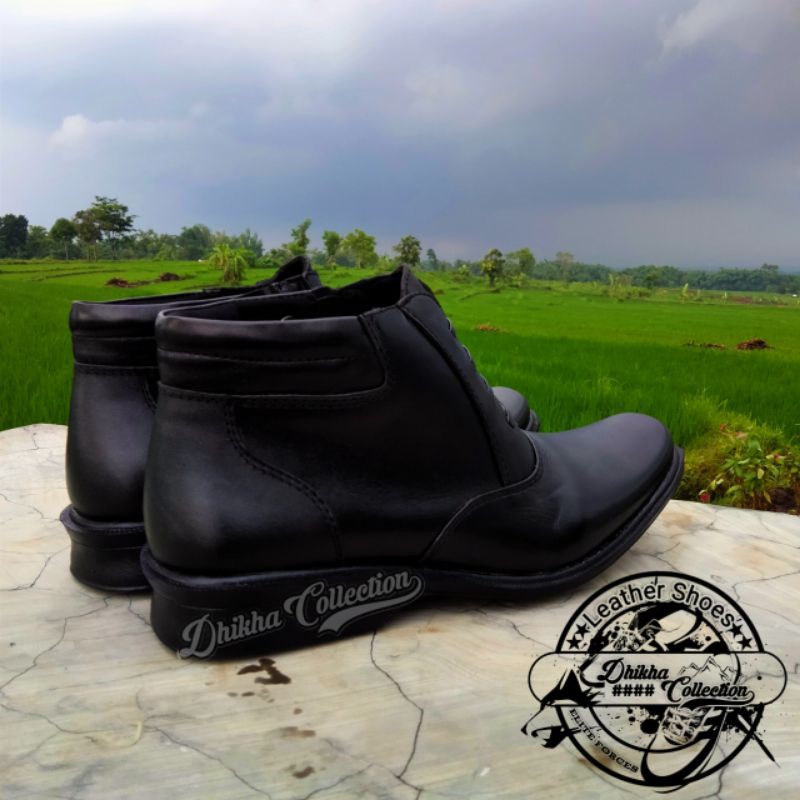 Sepatu Dinas Kantor Pdh R.03 Kulit Asli Pdh Formal Tni Polisi