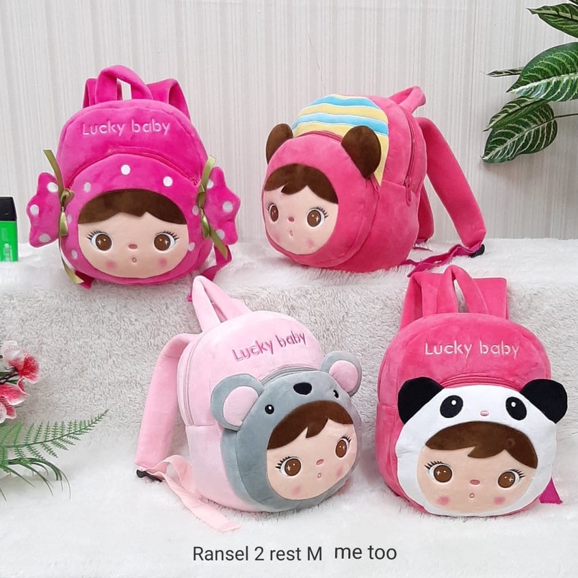 Tas Ransel Mermaid 2rest M/Tas Sekolah Anak Paud TK/Backpack Karakter/Hadiah Ultah