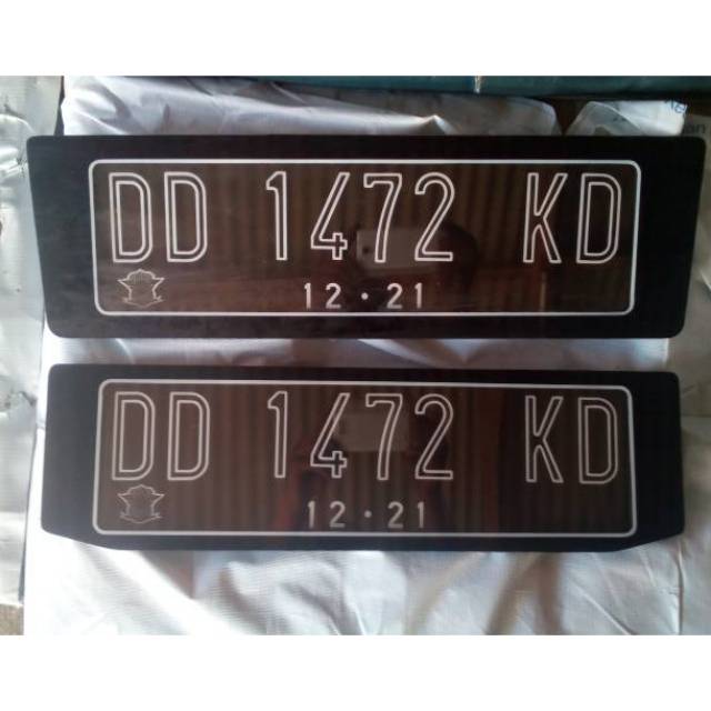 Plat nomor akrilik mobil plat akrilik mobil, plat nomor mobil akrilik,  plat mobil tanpa lampu