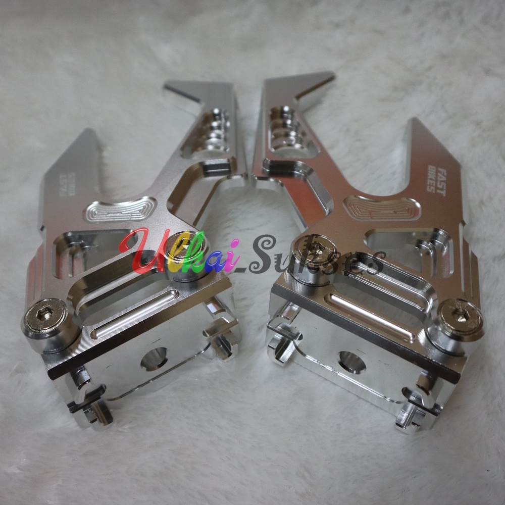 Setelan Rantai Motor l Variasi Aksesoris Gantungan Rantai l Standhook Moto GP Anting Setelan Rantai Motor Ninja 250 Full CNC Murah