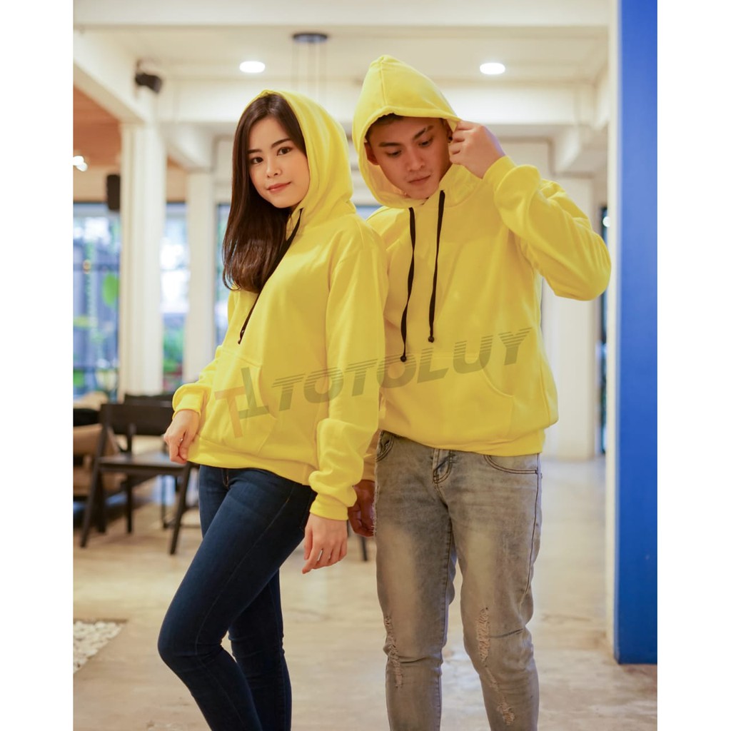 MUKZHOP - COUPLE SWEATER POLOS / BASIC SWEATER / POLOS /TOTOLUY / KUNING