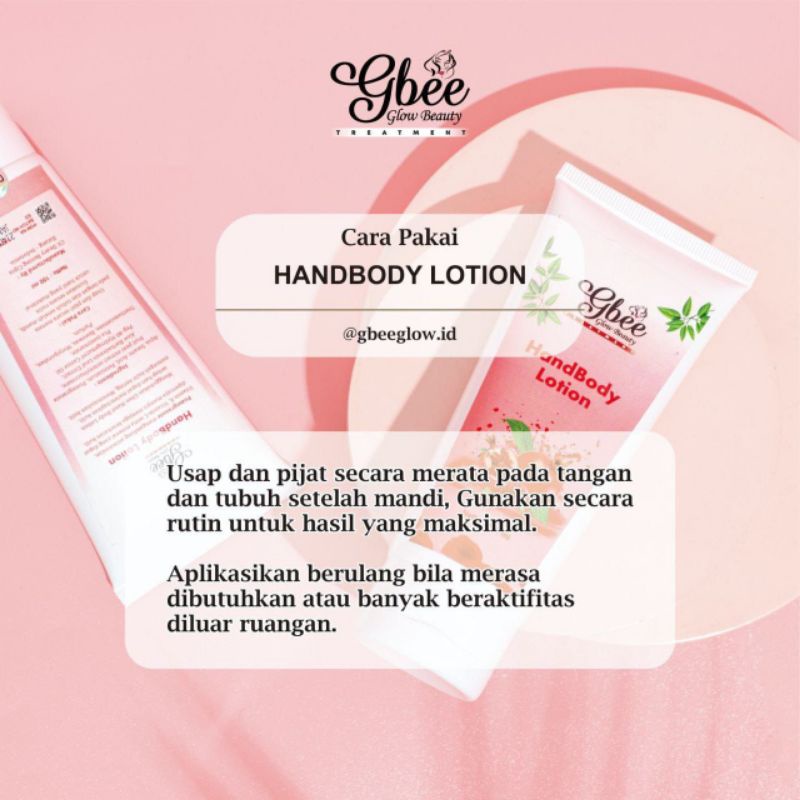 NEW product Gbee glow beauty Body Lotion handbody lotion gbee