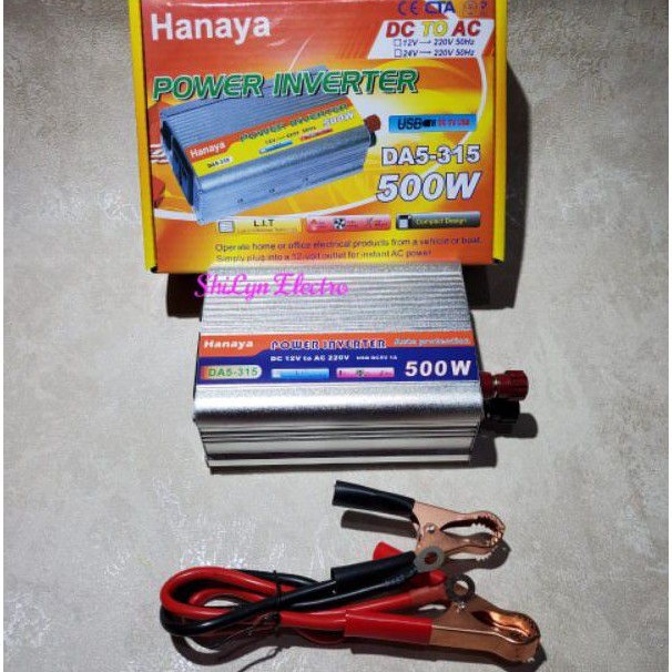 INVERTER HANAYA 500W 500 WATT 500WATT