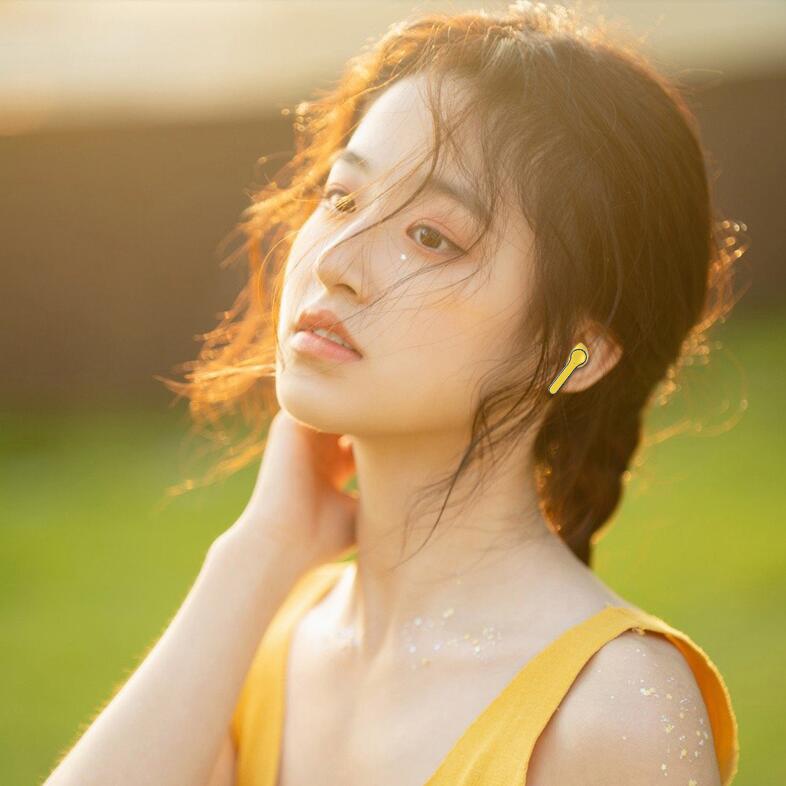 GROTIC Mi22 Headset Bluetooth Earphone TWS Karakter Earbuds True Wireless Stereo Touch Sensor LED Display-7