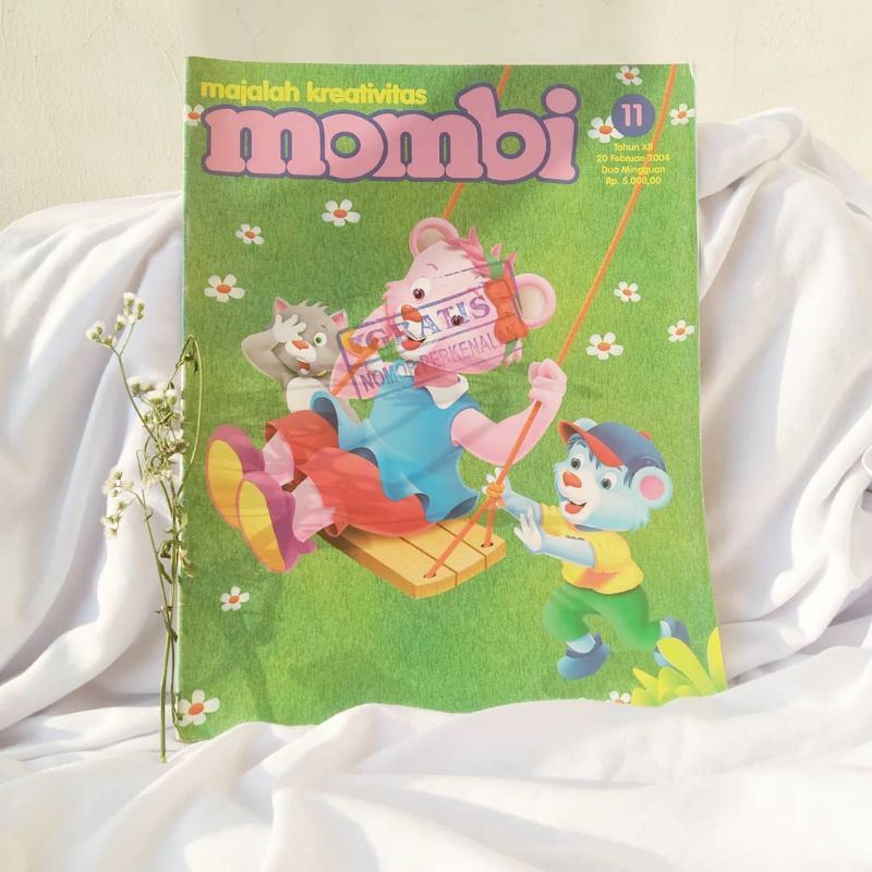 Majalah Kreativitas Mombi no 11 Tahun XII 2004 Original Bekas Preloved Second Bonus topi mombi