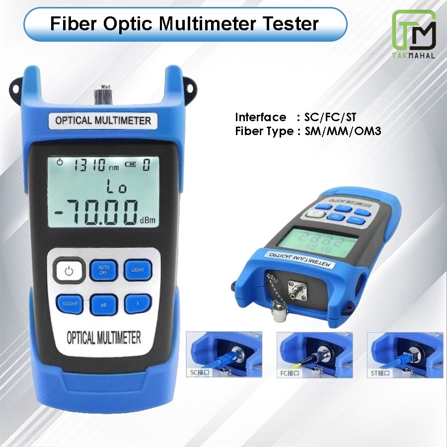 Tester Fiber Optic Optical Power Meter Cable Tester FO