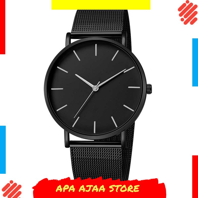 Paling Dicari ! Relogio Jam Tangan Kasual Pria Milanese Stainless Steel - 3294