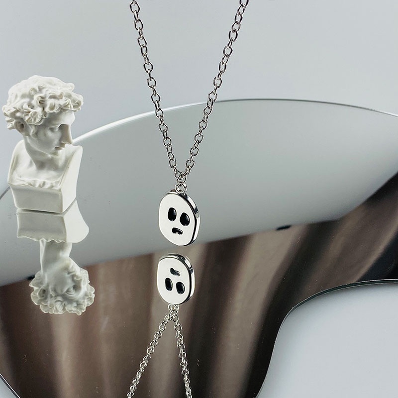 Ghost Face Necklace Accessories Hip Hop Personality Simple Trend