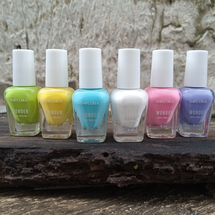 IMPLORA KUTEK NEW PERBOX ISI 6 PCS ORIGINAL BPOM - WONDER / NUDES / RED / CLEAR - NAIL POLISH