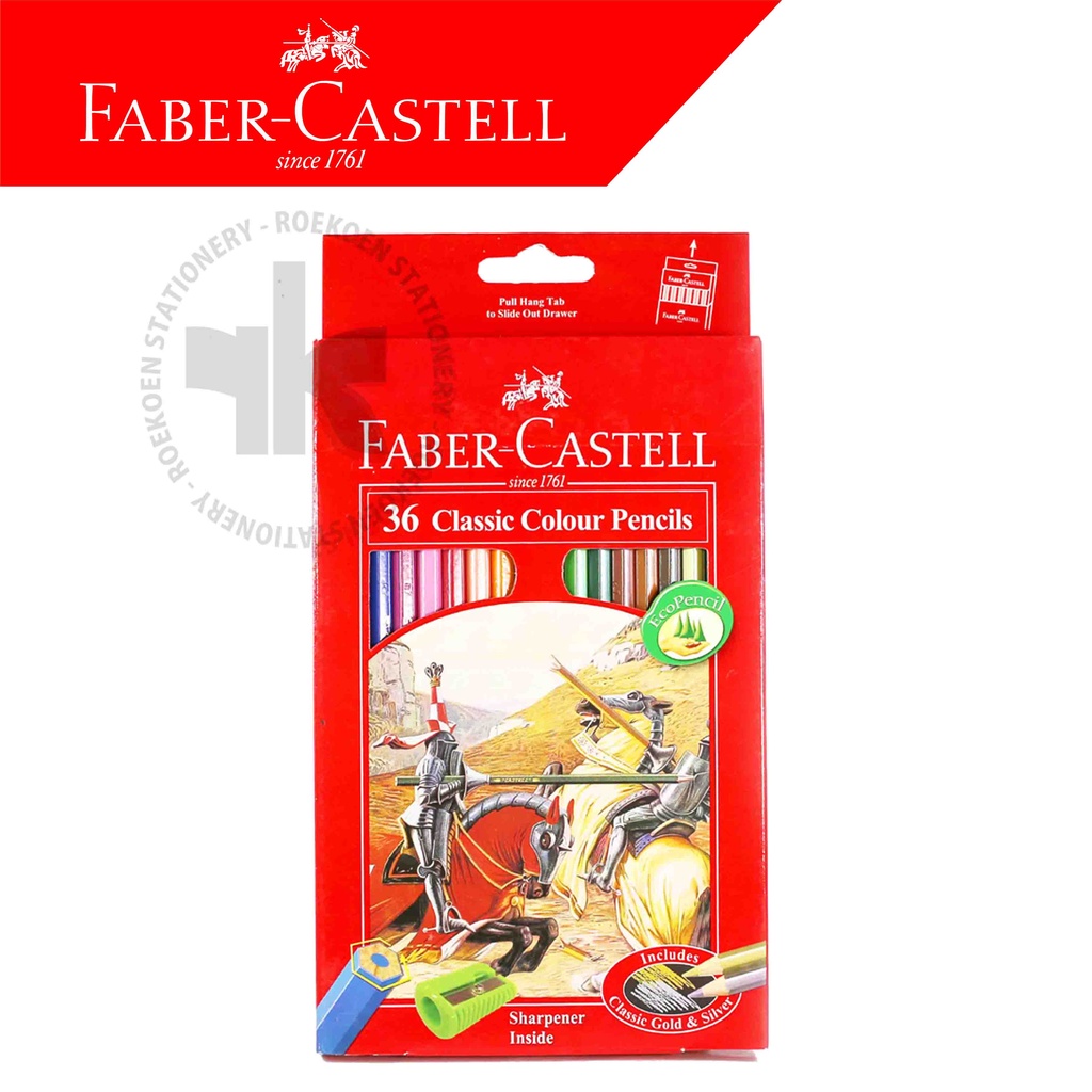 

Faber Castell Classic Pensil Warna 36 Panjang Permanent 115856