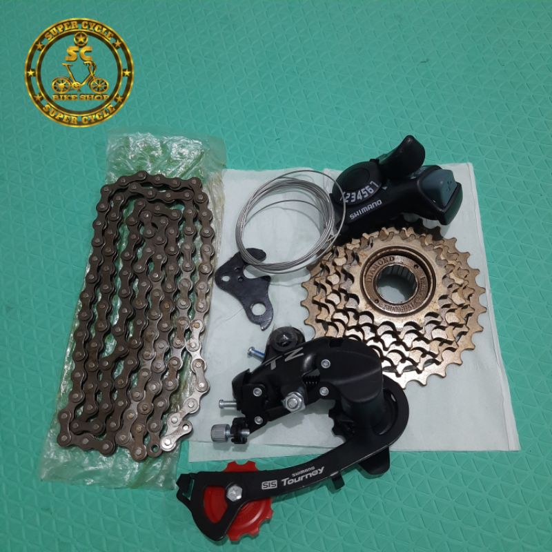 Groupset Kanan 7 Speed