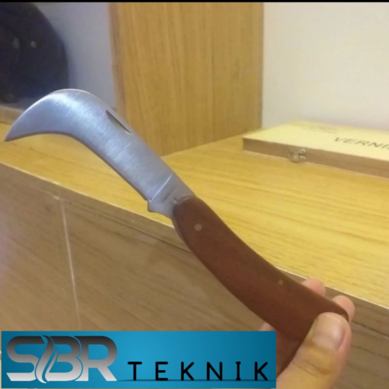 pisau lipat super tajam stainles pisau kebun pisau kupas