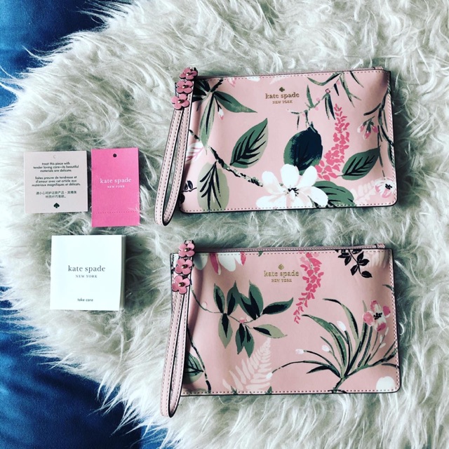 Kate Spade Wristlet Dompet Botanical Eli Original