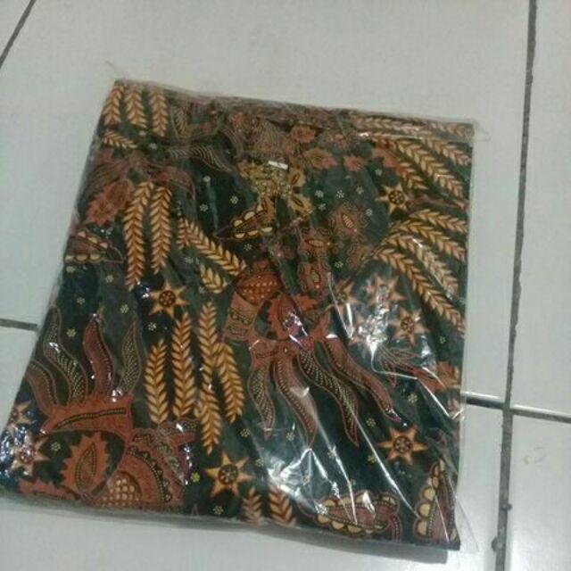 Diskon Bswart Batik Hrb026 Kenongo Hem Pendek Padi Pekalongan M L Xl Batik Pria Murah Modern Grosir