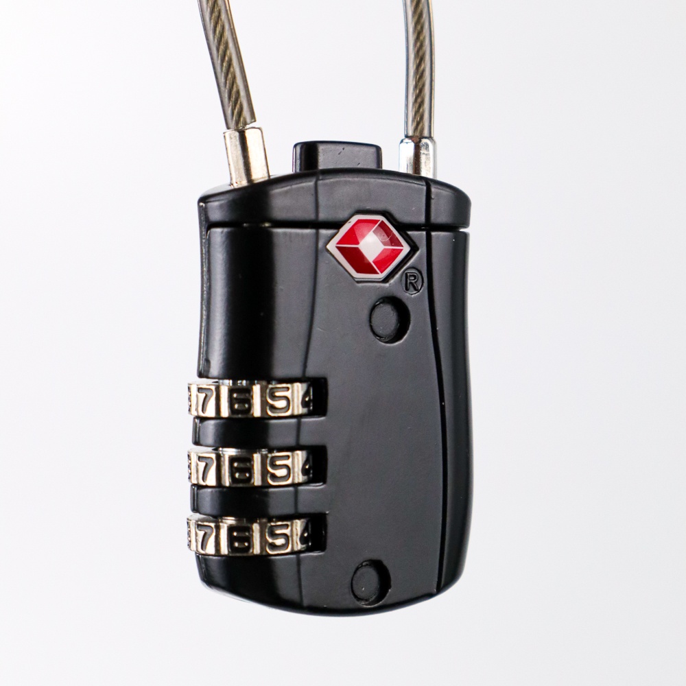 Gembok Koper TSA Padlock Kode Angka 3 Digit TSA007