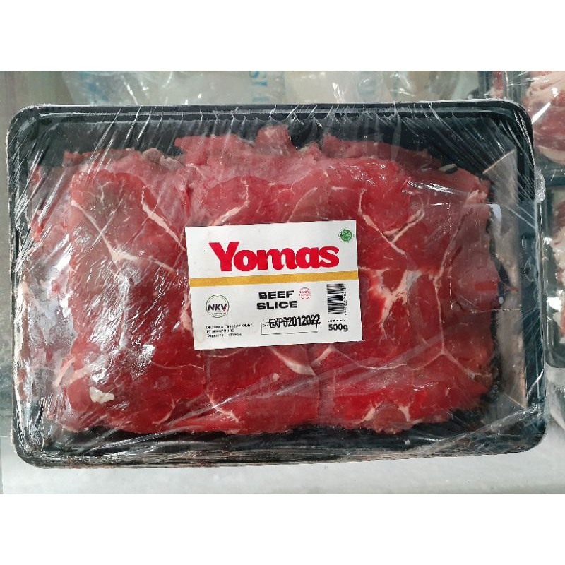

Yomas Beef Slice Premium Non Fat 500 g