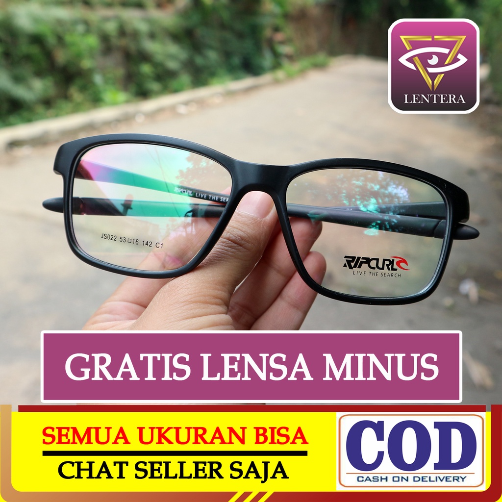 LENTERA - LT021 - Kaca mata Optik Antiradiasi Photochromik Gaya Terbaru Minus