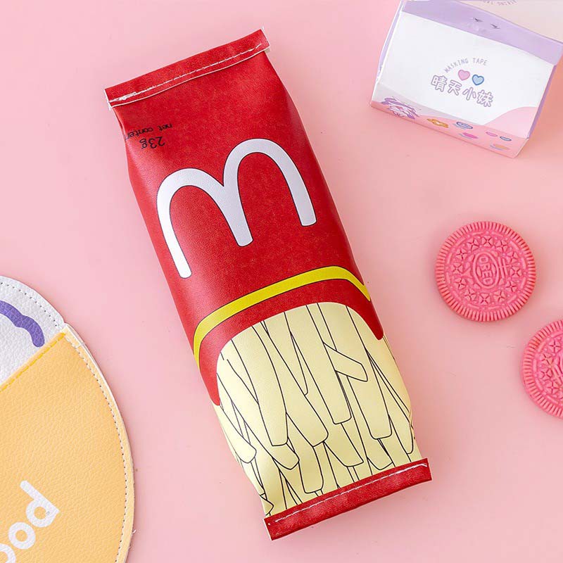 MURMURE.ID | TEMPAT PENSIL UNIK MILK COOKIES KOTAK PENSIL BUNGKUS JAJAN CIKI SNACK PC039-KENTANG GORENG